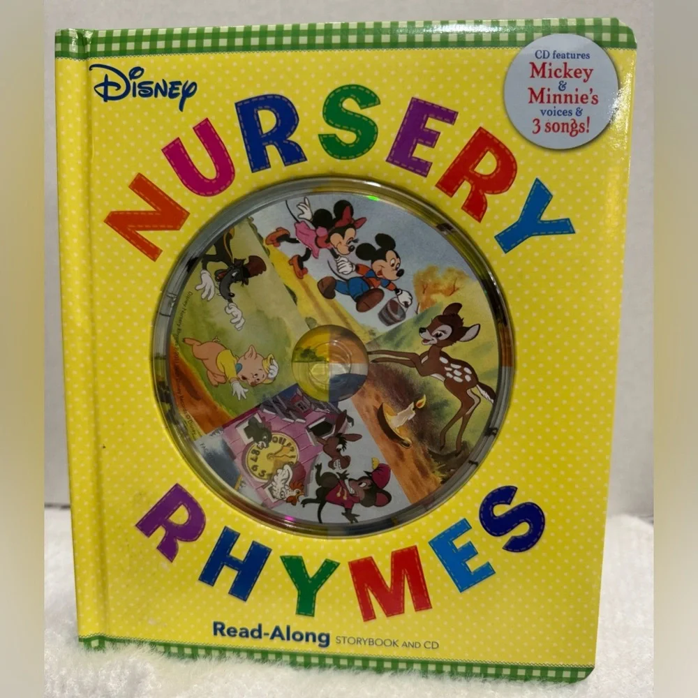 Disney Nursery Rhymes Read-Along Book and CD